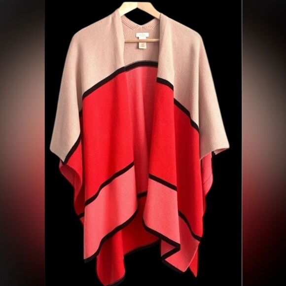 Kate Spade Ruana Wool Blend Poncho - Picture 6 of 6